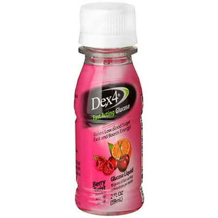 Dex4 Fast Acting Glucose Liquid Berry Twist, 6 - 1.8oz