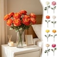 thumbnail image 7 of JHyouerji Artificial Peonies Fake Red Silk Flower Bouquet Faux Peonies Bulk for Vase Floral Arrangements Wedding Party Table Decoration, 7 of 7