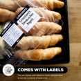 thumbnail image 4 of 10 Pack Catering Trays with Lids – 17" Serving Tray with Lid, Heavy Duty  Plastic Party Platters for Catering, Buffet, Picnics & Events – Food Tray with Clear Lid (17.72 x 12.20 x 2.95 inch), 4 of 6