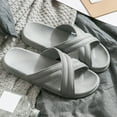 thumbnail image 2 of NGHnuifg Fashion Couples Men Shower Room Home Non Breathable Soft Sole Shoes Slipper Mens Slippers Size 15-16 Big And Tall compatible with Machine Washable Slippers for Men Mens Slippers, 2 of 9