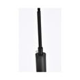 thumbnail image 6 of Wells 18 inch pendant in black with clear shade, 6 of 9
