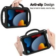 thumbnail image 4 of AVAWO Kids Case for iPad 10.2 9th & 8th & 7th Generation, iPad 10.2 2021/2020/2019 Case - with Shoulder Strap - Light Weight Shock Proof Handle Stand Kids Friendly Case for All iPad 10.2 inch, Black, 4 of 10