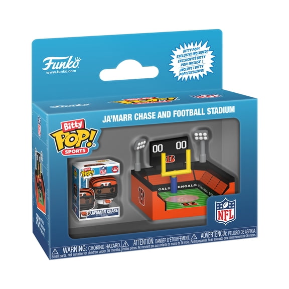 Funko Bitty POP Arena: NFL - Cincinnati Bengals with Ja'Marr Chase Collectible Vinyl Mini Figure