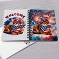 thumbnail image 4 of Abyssinian Patriotic Welcome for 4Th of July Independence Day Spiral Bound Journal Cat Lover Kitten Owner Gifts 5x7in Spiral Notebook - 00010, 4 of 5