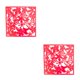 thumbnail image 3 of Injueey 4x Hotel Home Bar Room Divider Panel de pantallas decorativas plegables y multifuncionales mariposas rojas modernas Mariposas Rojas 2Conjunto, 3 of 6
