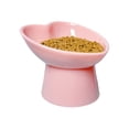 thumbnail image 3 of Rdausd Elevated Dog Cat Bowl with Angled Rim, Non-Slip Raised Pet Feeder for Neck Support, Tilted Food Water Dish for Small Medium Cats Dogs Puppies, Durable Plastic Bowl, 3 of 3