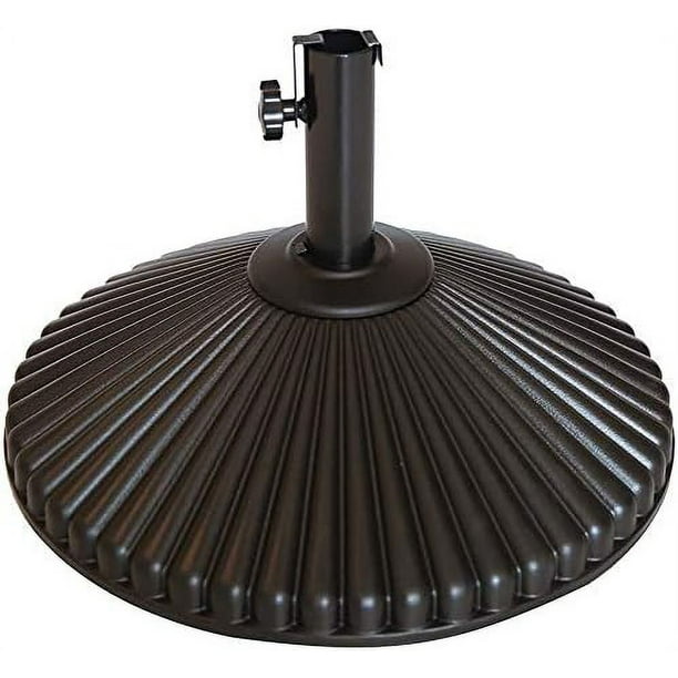50Lb Patio Umbrella Base Water Filled 23" Round Recyclable Plastic