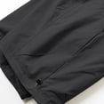 thumbnail image 5 of hlysgo Men's Quick Dry Cargo Shorts Big and Tall Drawstring Lightweight Breathable Short Sports Outdoor Shorts with Zipper Pockets Black,5xL, 5 of 5