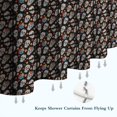 thumbnail image 6 of Colorful Skull Pattern Shower Curtain 72"x84" ,Bathroom Decorative Shower Curtains Set with 12 Hooks,Modern Waterproof Washable Shower Curtain, 6 of 6