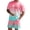 Pink, variant on Men's Shorts Set, Graphic Print T-Shirt & Shorts Two-Piece, Summer Jogging Sportswear, Lightweight Training Outfit, Matching Lounge Set for Men, Casual Comfort Wear for Home