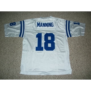 Peyton Manning Indianapolis Colts Autographed Mitchell & Ness 2006 Super  Bowl Patch White Authentic Jersey