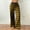 Yellow women plus size wide leg pants a1, variant on Cagogo Women Plus Size Wide Leg Plaid Lounge Pants Elastic Waist Casual Long Pants with Pockets Fleece Lined Loose Fit Flare Trousers for Party Beach Work, Yellow M