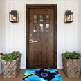 thumbnail image 6 of Lsque Geometry Dash Pattern Doormat, Durable Flannel Fabric, Waterproof Stain and Fade Resistant, Low Profile,Indoor Outdoor Door Mats, Easy Clean Patio Entrance Mat, 16x24in, 6 of 8