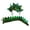 Green, variant on Nicky Bigs Novelties Adult Triceratops 3 Horn Dinosaur Headband Tail Colorful Costume Accessory Set