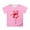 Pink, variant on Baby Girl Tops Cartoon Print Crew Neck Short Sleeve T Shirts Trendy Blouse Tops Little Girls Clothes