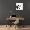thumbnail image 3 of Pinto, Patricia 15x15 White Modern Wood Framed Museum Art Print Titled - Crazy Cow, 3 of 4
