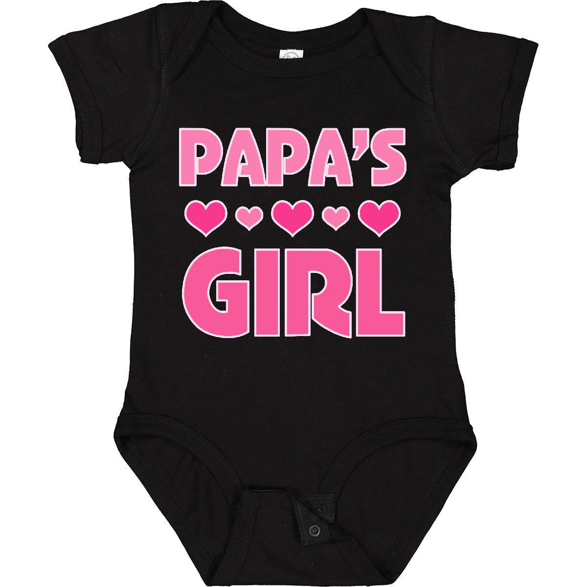 Inktastic Papas Girl Granddaughter Girls Baby Bodysuit