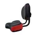 thumbnail image 3 of Asiento de bicicleta, asiento de bicicleta, asiento de bicicleta, cojín de asiento ancho con respaldo, asiento de bicicleta de ejercicio absorbente de Rojo, 3 of 8