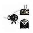 thumbnail image 3 of Ruedas esféricas de bronce, ruedas para muebles con casquillos, ruedas esféricas redondeadas con freno, repuesto para muebles, sofás, sillas, armarios, juego de 4, 3 of 5