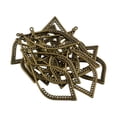 thumbnail image 3 of Colgantes de hojas huecas Perfecl 20 Piezas Bronce, 3 of 5