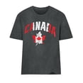 thumbnail image 4 of Uootdi Canada Day Tops for Women Short Sleeve Crewneck Canada Heart Maple Leaf Graphic Print National Day Celebrations Tees Shirts Gift, 4 of 5
