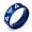 Blue, variant on Unisex Stainless Steel Fashion Triangle Label Ring, Simple and Stylish Design for Everyday Wear