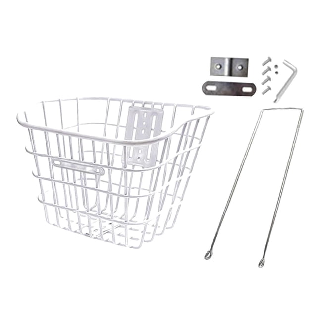Cesta de bicicleta elegante para mujer y hombre, cesta delantera para bicicleta para viajes, ciclismo al aire libre