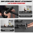 thumbnail image 4 of GOIMU SM4 Smith Machine Power Cage, 2500 lbs Multi‑Function Home Gym with Dual Pulley System, Lat Pulldown & Low Row, Anti‑Derailment Pulley, Weight Storage & Full Training Attachments, 4 of 10