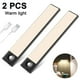 thumbnail image 1 of Paquete de 2 luces LED magnéticas ultradelgadas con sensor de movimiento para debajo del gabinete, para cocina, cajón, escaleras y pasillo, 1 of 8