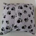 thumbnail image 3 of Cotton Paw Prints Animal Print Decorative Throw Pillow/Sham Cushion Cover, 3 of 3