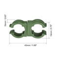 thumbnail image 3 of Clip Universal de Jardinería Unique Bargains PP Plástico Giratorio Enrejado Conector Soporte 16mm 36 Piezas, 3 of 5
