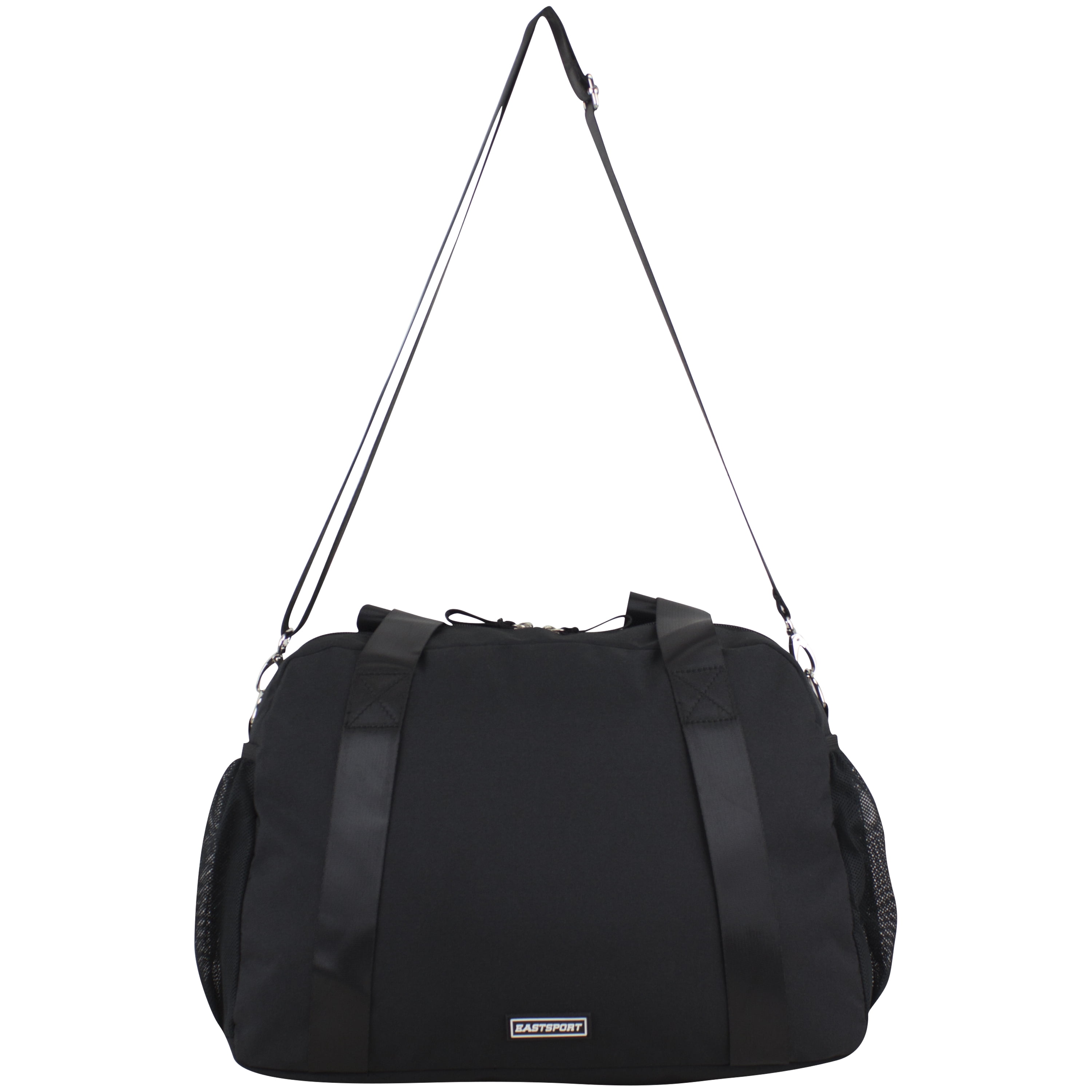 Eastsport 16.5" Detachable Strap Travel Duffel Bag, Black