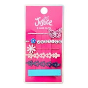 Justice Girls' Assorted Bobby Clip Set, 6-Pack
