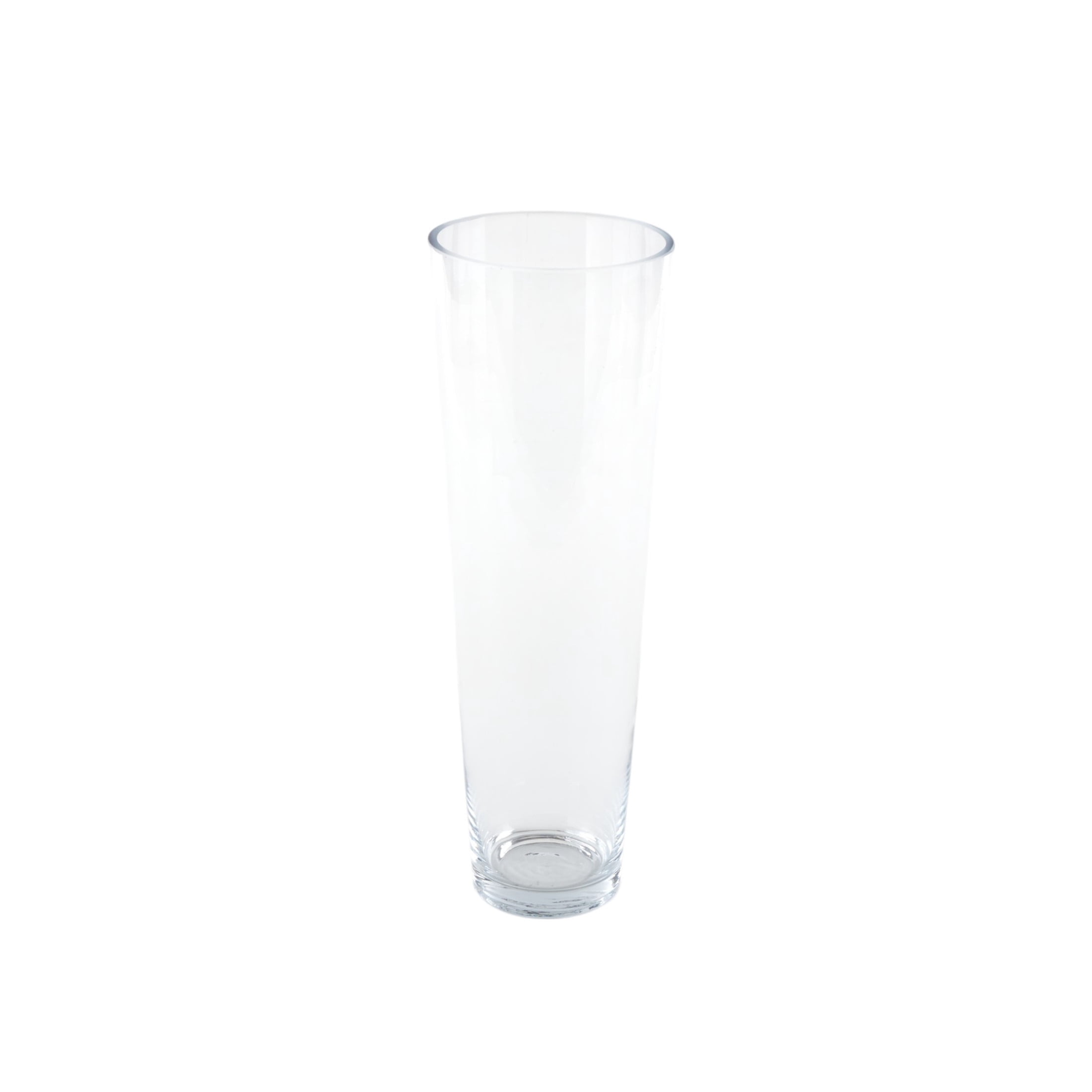 DecMode 24" Tall Glass Vase