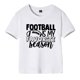 thumbnail image 1 of Gibobby Blusa Termica Niñas Camisetas con estampado de de Rugby de manga corta para niños y niñas, ropa de moda (Blanco, 5-6 Años), 1 of 3