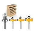 thumbnail image 4 of Yokua Reliable Rabbet Router Bit with 6 Bearings Multi-Rabbeting Router Bit Set, 4 of 18