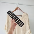 thumbnail image 4 of WHAMVOX 2pcs Tie Rack For Closet Space Saving Wall Mountable ABS Brown For Home Use Travel, 4 of 8