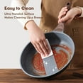 thumbnail image 6 of Ceramic Cookware, Multi Functional Non Stick Pan, Non Stick Frying Pans, Scratch Resistant Nonstick Fry Pan for Everyday Cooking, Even Heating Skillet for Gas and Induction Stove,BK,28CM, 6 of 6