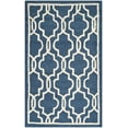 thumbnail image 3 of SAFAVIEH Cambridge Kyle Geometric Wool Area Rug, Navy/Ivory, 3' x 5', 3 of 8