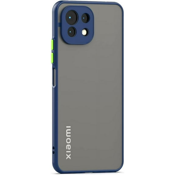 Case for Xiaomi Mi 13 Thin Shockproof Phone Case PC Back TPU Bumper [Protect from Fingerprint/Shock/Scratch/Slip] Translucent Matte Phone Cover for Xiaomi Mi 13-Blue
