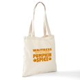 thumbnail image 6 of CafePress - Waitress Powered By Pumpkin Spice Tote Bag - Unisex Canvas Tote Bag, Beige, 1-Piece, 6 of 6
