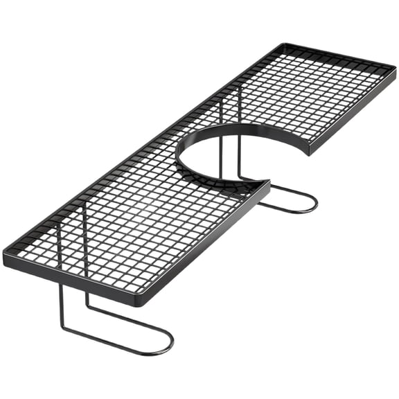 Clearance Under $12, 1 Pack Over Sink Organizer Rack, No-Drill Freestanding Faucet Shelf, Space-Saving Metal Countertop Organizer for Bathroom and Kitchen, 50x11cm(B)