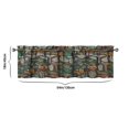 thumbnail image 3 of Mushroom (10) Kitchen Curtains 54x18 Inch Window Curtain over Sink Short Tier for Bathroom Cafe Rod Pocket Kitchen Decor Living Room Window Treatment Fabric 1 Panel, 3 of 3