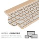thumbnail image 4 of Teclado Bluetooth 3.0 inalámbrico Delgado para Android Windows IOS Perfke Teclado inalámbrico Bluetooth, 4 of 5