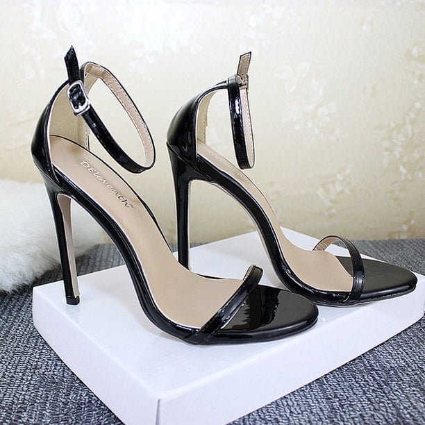 Moda Sexy Una palabra fácil de combinar con sandalias Zapatos de mujer casuales de tacón súper alto Wmkox8yii shjk6150
