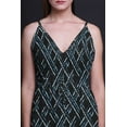 thumbnail image 3 of Bimba Robe Maxi Imprimée Teinture sur Nœuds pour Femmes, Bretelles Spaghetti, Tenue de Plage - Petite, 3 of 4