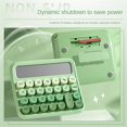 thumbnail image 4 of 12 Digit Cute Calculator, Mechanical Switch Design,Gradient Pink, 4 of 5