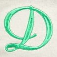 thumbnail image 3 of DALIX Monogram Tote Bag for Women's Personalized Open Top Mint Green Letter D, 3 of 8