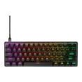 thumbnail image 1 of SteelSeries Apex Pro Mini Clavier de Jeu Mécanique Filaire 60 % avec Interrupteur d'Actionnement Réglable et Rétroéclairage RGB, Noir, 1 of 4