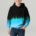 thumbnail image 4 of Atogsazn Kids Boys Oversized Hoodies Children Casual Gradient Fleece Long Sleeve Pullover Sweatshirt Fall Winter Tops 01-Sky Blue 5-6 Years Fashion, 4 of 7